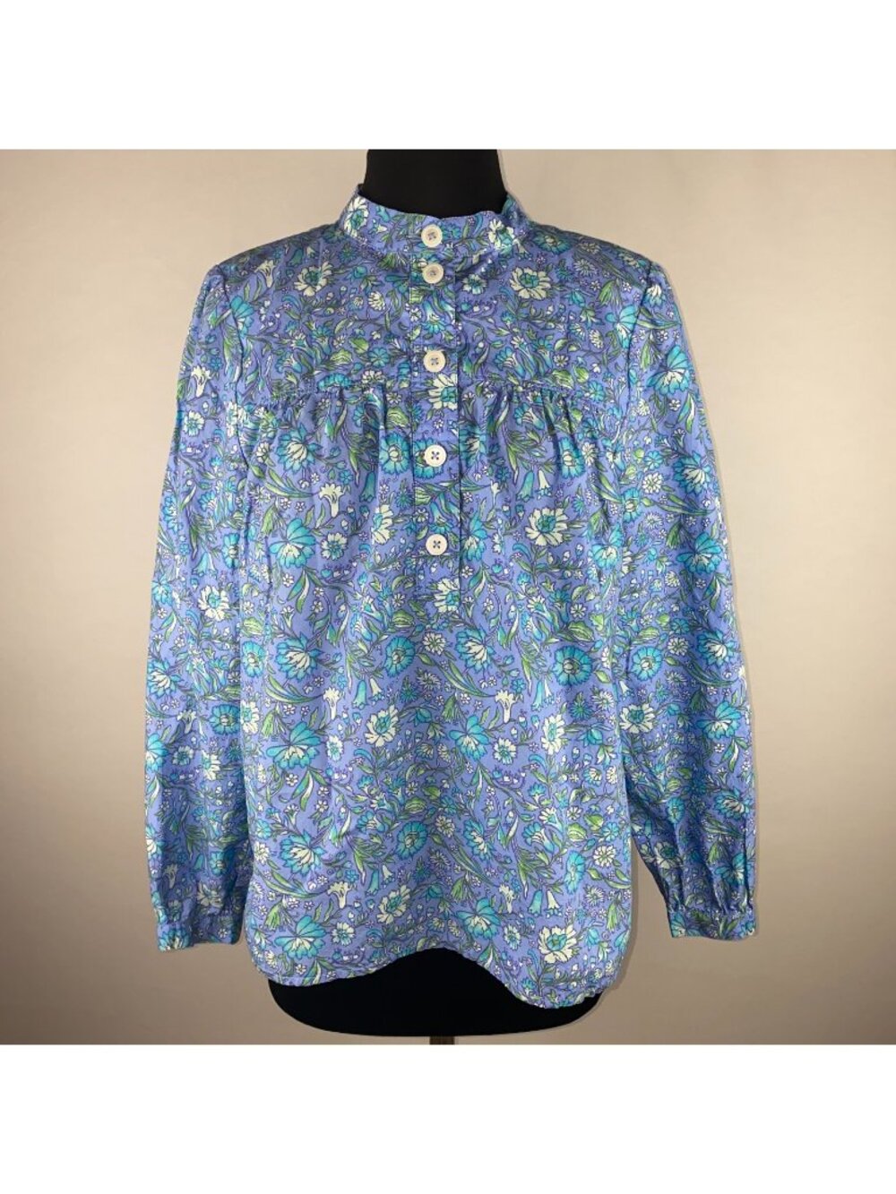 J.Crew Fresco Top In Floral Cotton Poplin Womens S Cottagecore Prairie Peasant - Picture 2 of 12